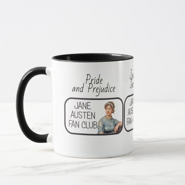 Jane Austen Fan Club  Mugg (Vänster)