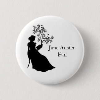 Jane Austen Fläkt pin Knapp