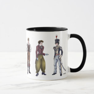 Jane Austen för mode för Mugg