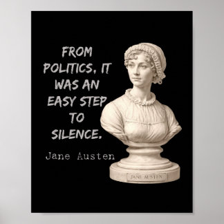 Jane Austen - Från politik till tystnad Poster