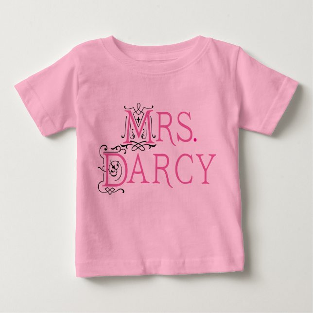 Jane Austen Fru Darcy gåva T-shirt (Framsida)