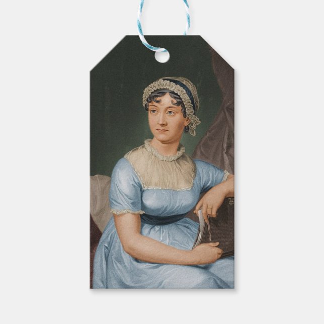 Jane Austen Gift Märkres Presentetikett (Framsidan)