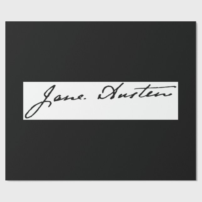 Jane Austen häfte Presentpapper (Platt)