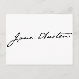 Jane Austen häfte Vykort