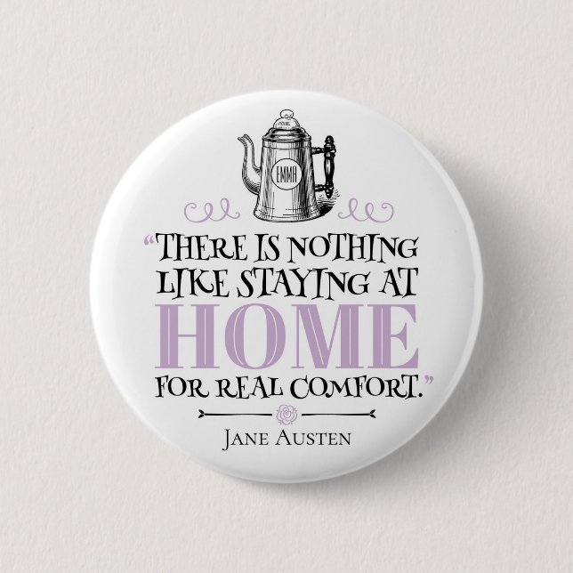 Jane Austen - Hem - Kaffepartiet Knapp (Framsida)