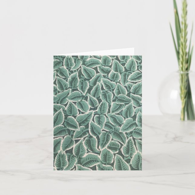 Jane Austen Home Wallpaper Anteckningskort (Framsida)