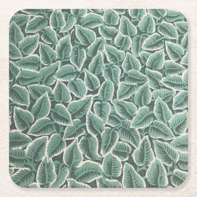 Jane Austen Home Wallpaper Underlägg Papper Kvadrat (Framsidan)