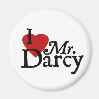 Jane Austen I KÄRLEK Mr Darcy Magnet
