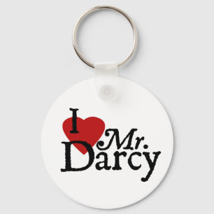 Jane Austen I KÄRLEK Mr Darcy Nyckelring