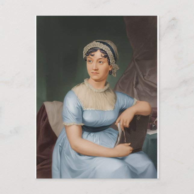 Jane Austen inbjuder Vykort (Framsida)