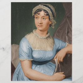 Jane Austen-kontorsmateriel Brevhuvud