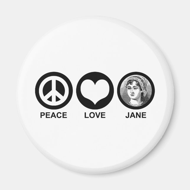 Jane Austen Magnet (Framsidan)