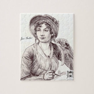 Jane Austen med ett leende 8x10 Pussel