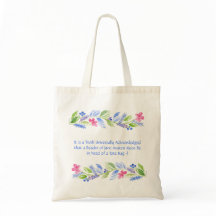 Jane Austen Motto Blommig
