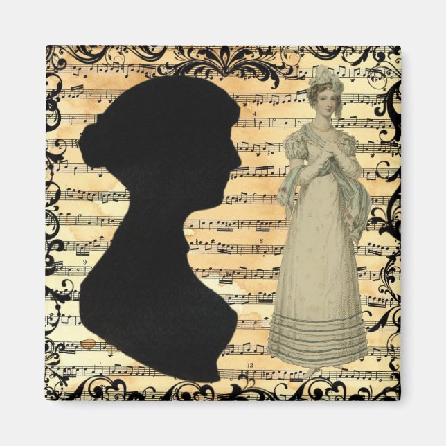 Jane Austen Music Magnet (Framsidan)