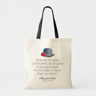 Jane Austen - My Far - Vintage Hat Tygkasse