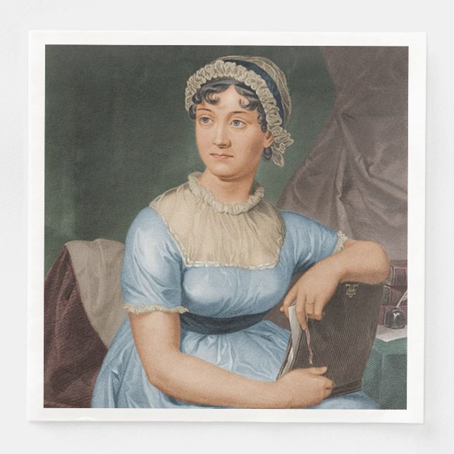 Jane Austen napkins Pappersservett (Framsida)