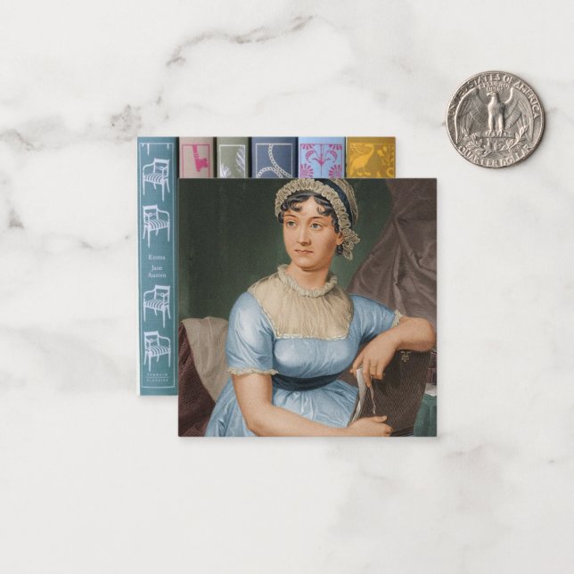 Jane Austen Note-kort Anteckningskort (Fram/Back In Situ)