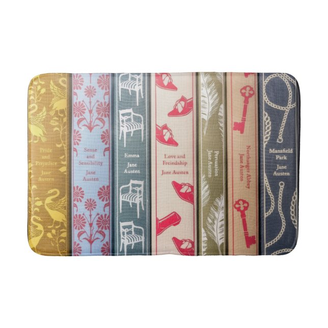 Jane Austen Novels Badrumsmatta (Framsidan)