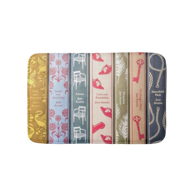 Jane Austen Novels Badrumsmatta (Framsidan)