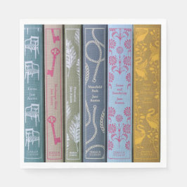 Jane Austen Novels Napkins Pappersservett