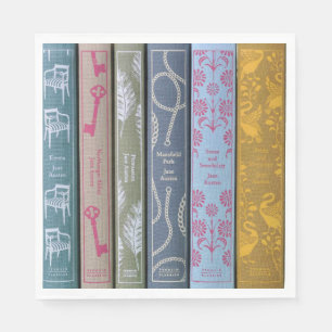 Jane Austen Novels Napkins Pappersservett