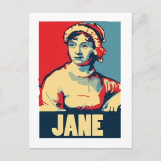 Jane Austen Obama tized Vykort