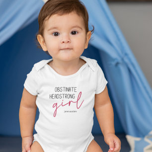 Jane Austen Obstinate Girl Quote T Shirt