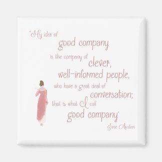 Jane Austen Persuasion Bra Company Quote Magnet