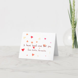 Jane Austen, Persuasion Quote Card Tack Kort