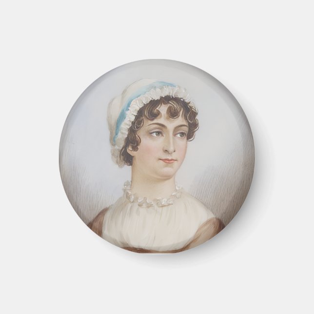 Jane Austen portrait Magnet (Framsidan)