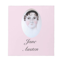 Jane Austen-porträtt, bokmärke. Anteckningsblock
