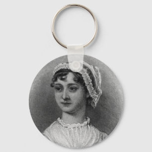 Jane Austen porträtt Nyckelring