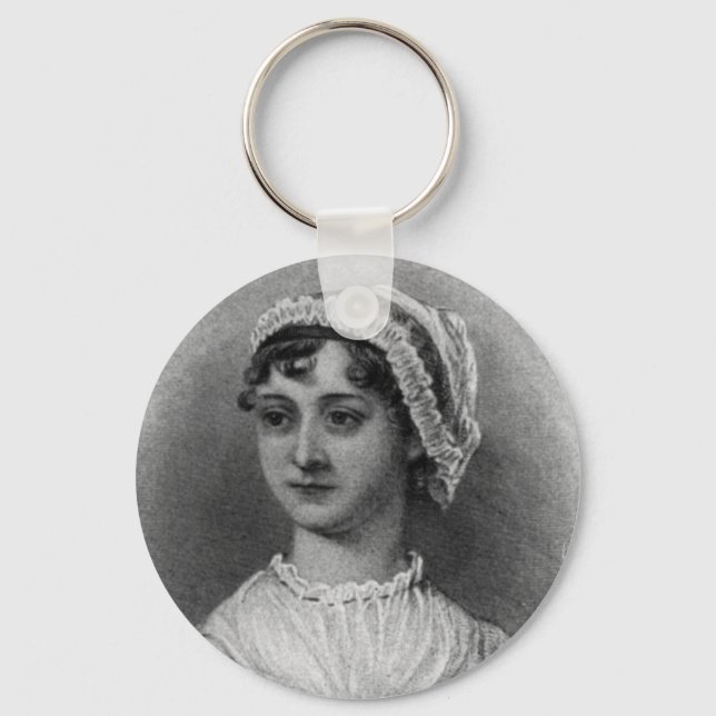 Jane Austen Porträtt Nyckelring (Framsida)