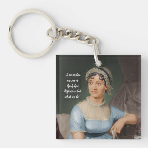 Jane Austen-porträtt och citat