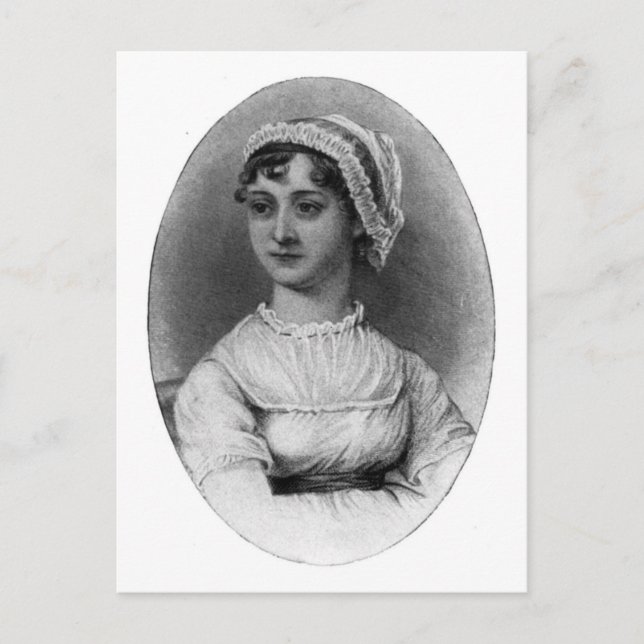 Jane Austen Porträtt Vykort (Framsida)