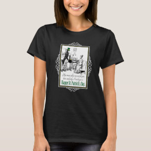 Jane Austen Pride och fördomar mot St patricks day T Shirt