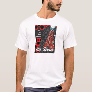 Jane Austen pride- och fördomgåva "Herr Darcy ", Tee Shirt