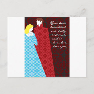 Jane Austen Pride och Prejudice-presenten "Elizabe Vykort