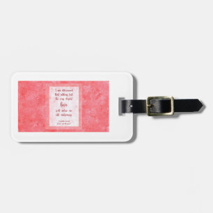 Jane Austen Pride och Prejudice Quote Bagagebricka