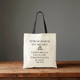 Jane Austen Quote Tote - bevakningsattentat Tygkasse