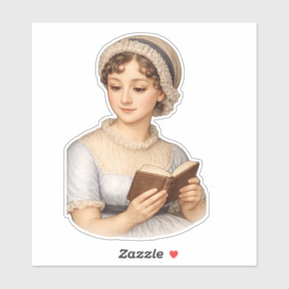 Jane Austen reading  Klistermärken