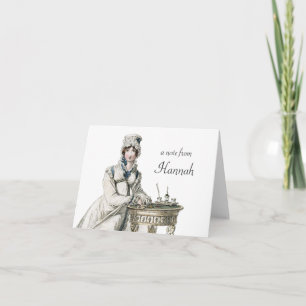 Jane Austen ReEmergency Anpassningsbar Personlig N Anteckningskort
