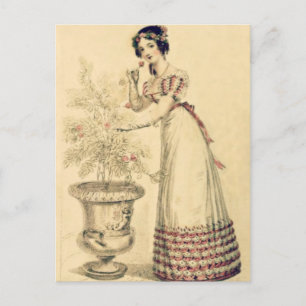 Jane Austen ReEmergency Boll Gown Vykort