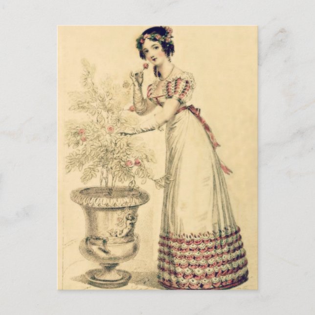 Jane Austen ReEmergency Boll Gown Vykort (Framsida)