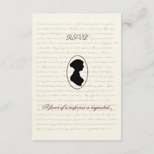Jane Austen ReEmergency Bröllop OSA Card Kort