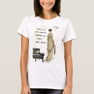 Jane Austen regenskap inspirerad design Tee