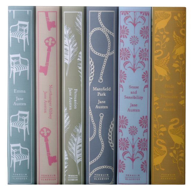 Jane Austen-romaner   Kakelplatta (Framsidan)