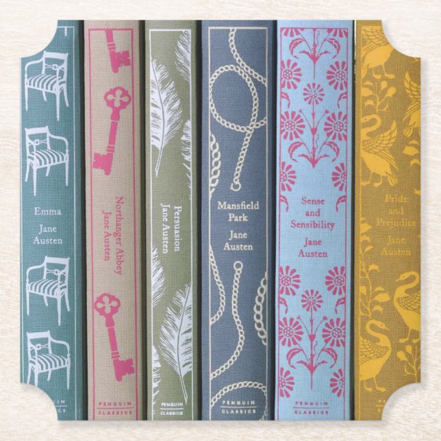 Jane Austen-romanerna  Underlägg Papper (Framsida)
