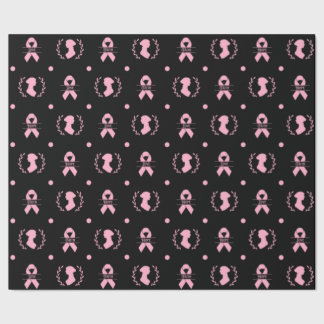 Jane Austen Rosa Ribbon Wrapping Papper Presentpapper